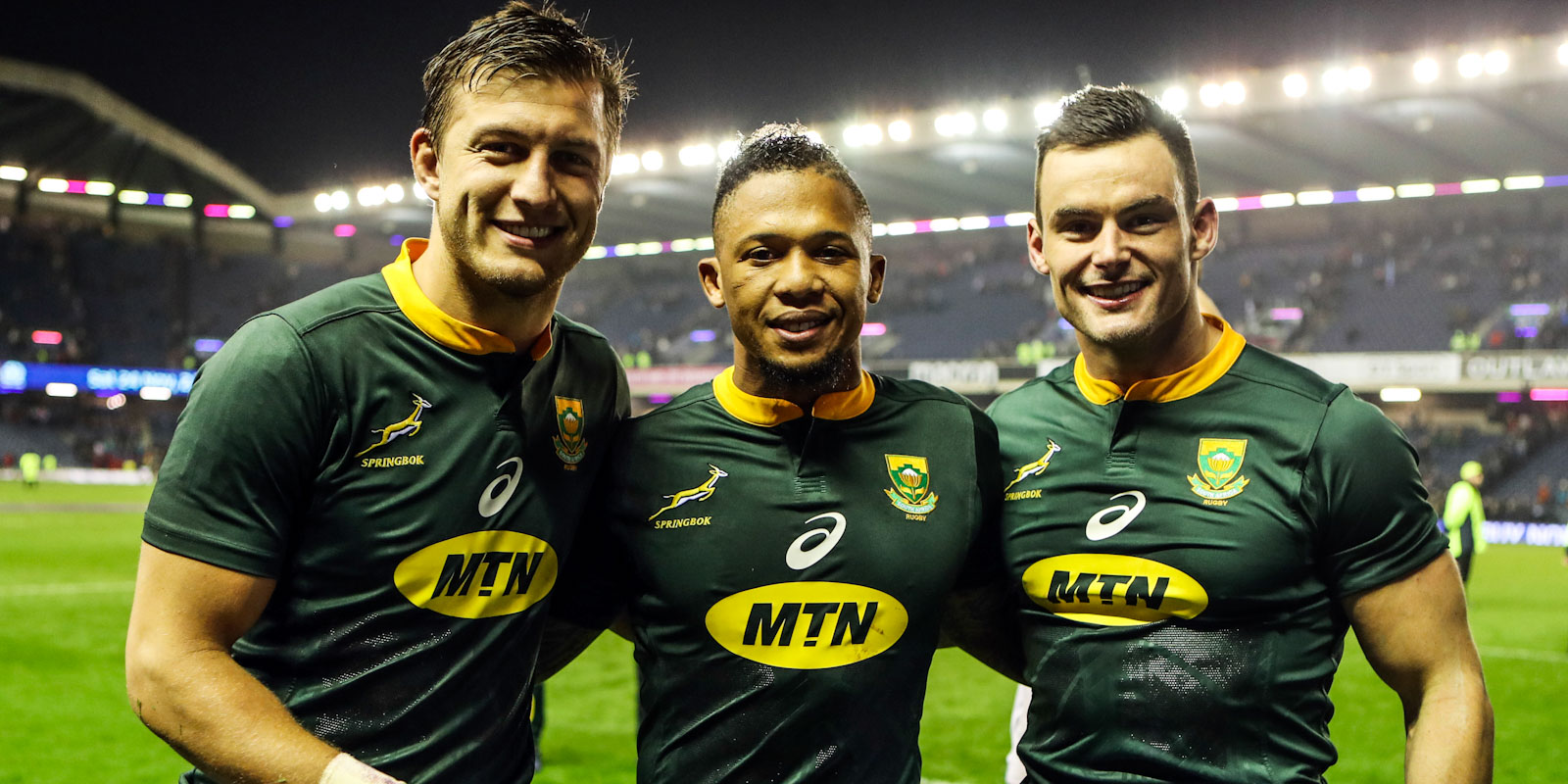 Handre Pollard, Elton Jantjies and Jesse Kriel were all included in the match-23 to face Georgia on Friday.