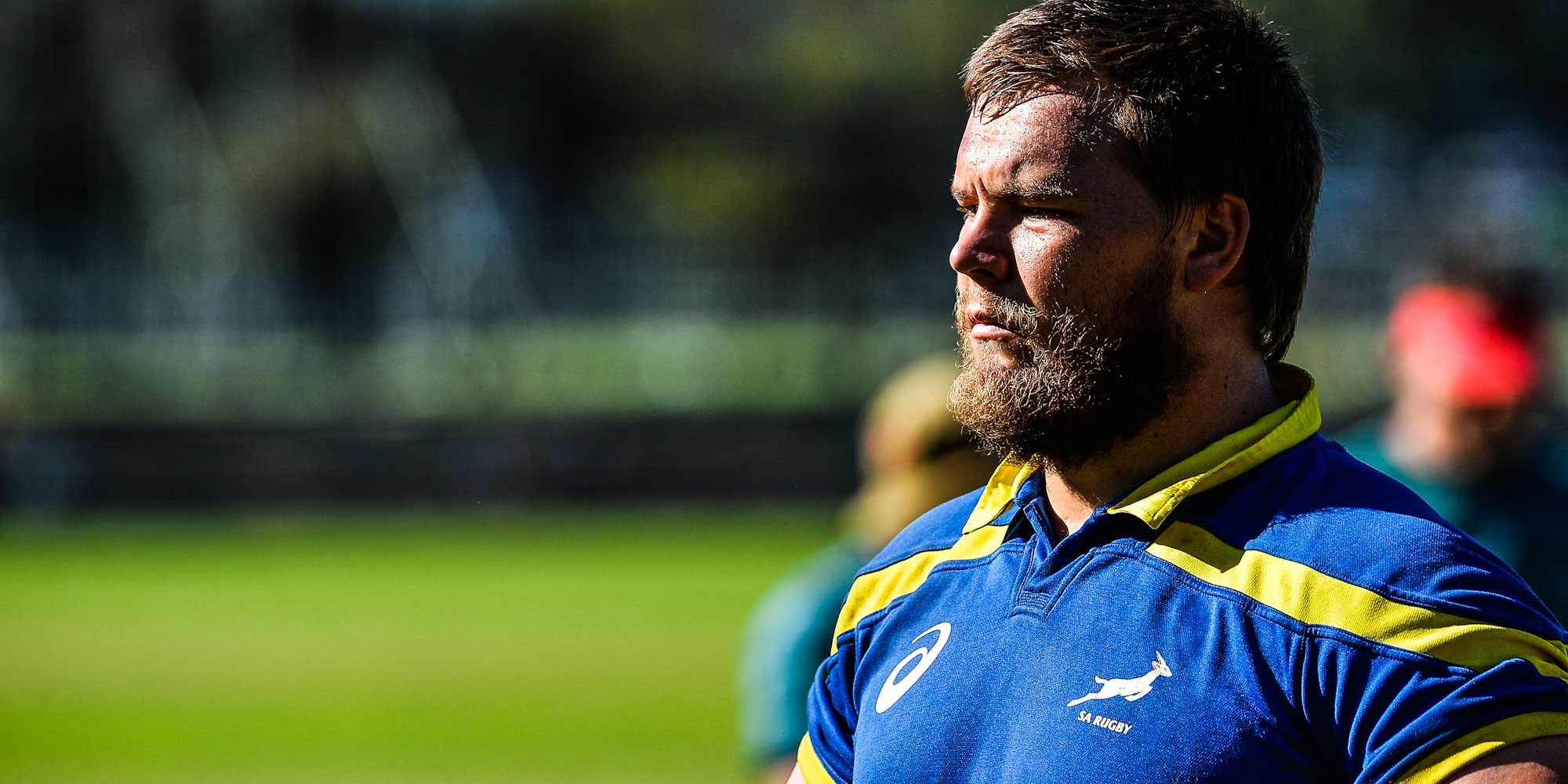 Boan Venter during a Junior Bok training session in 2017.