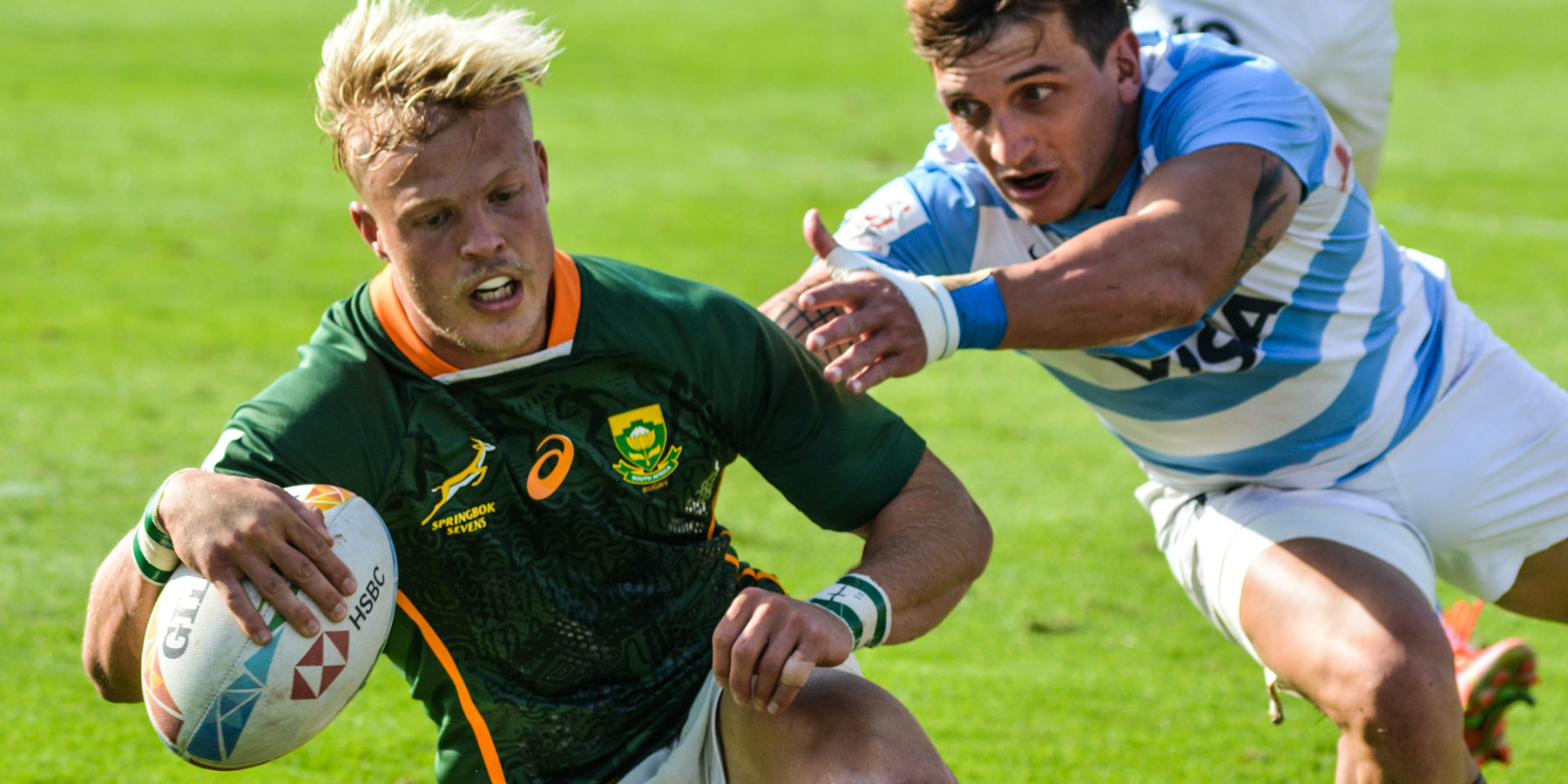 JC Pretorius goes over for his try against Argentina.