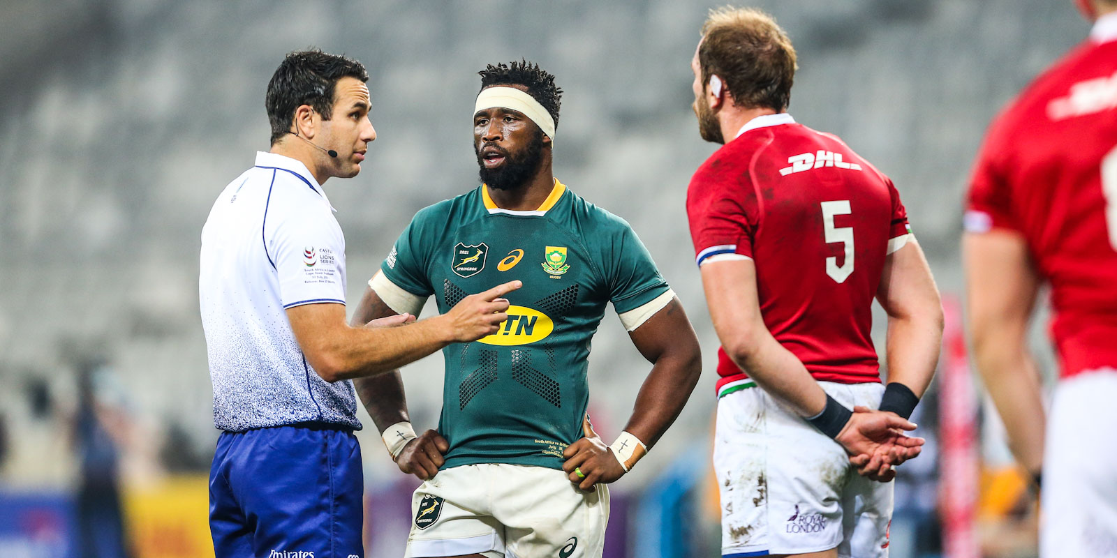 It was a tough and tense affair, and referee Ben O'Keeffe had to chat to the captains on a number of occasions.