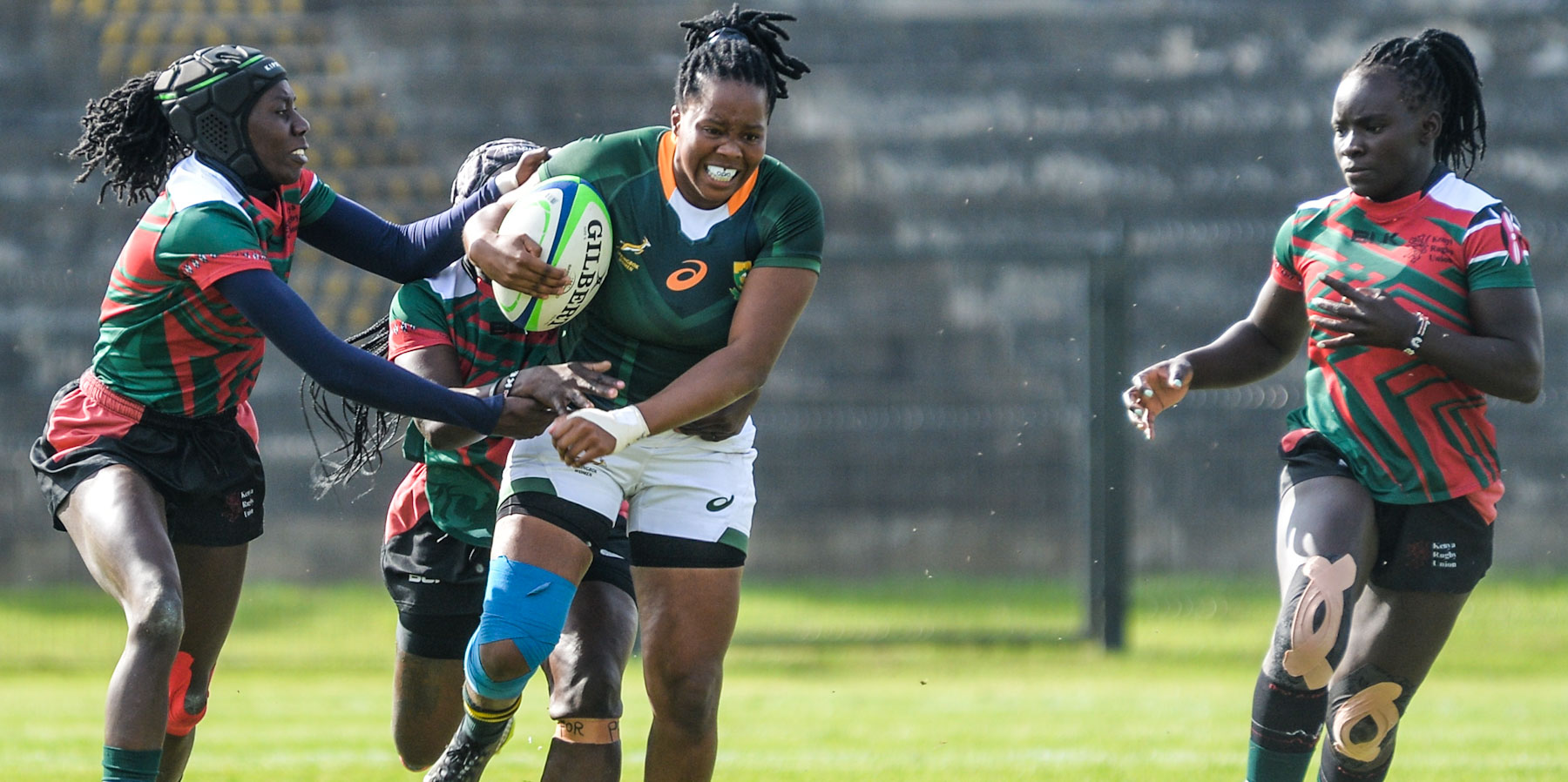 Chumisa Qawe in action against Kenya earlier this year.