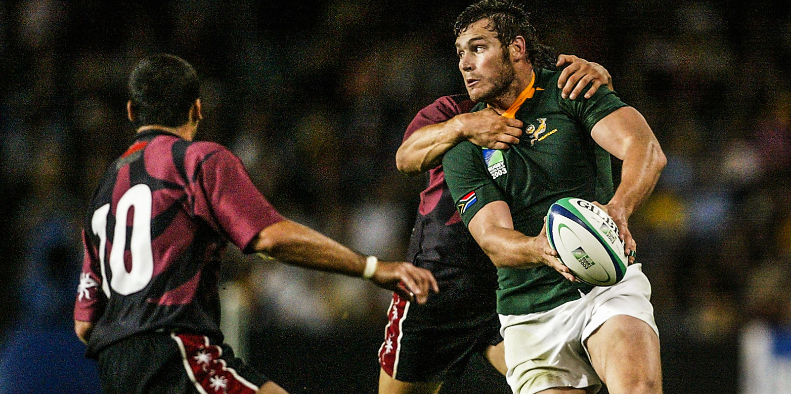 Danie Rossouw scored two tries for the Boks against Georgia.