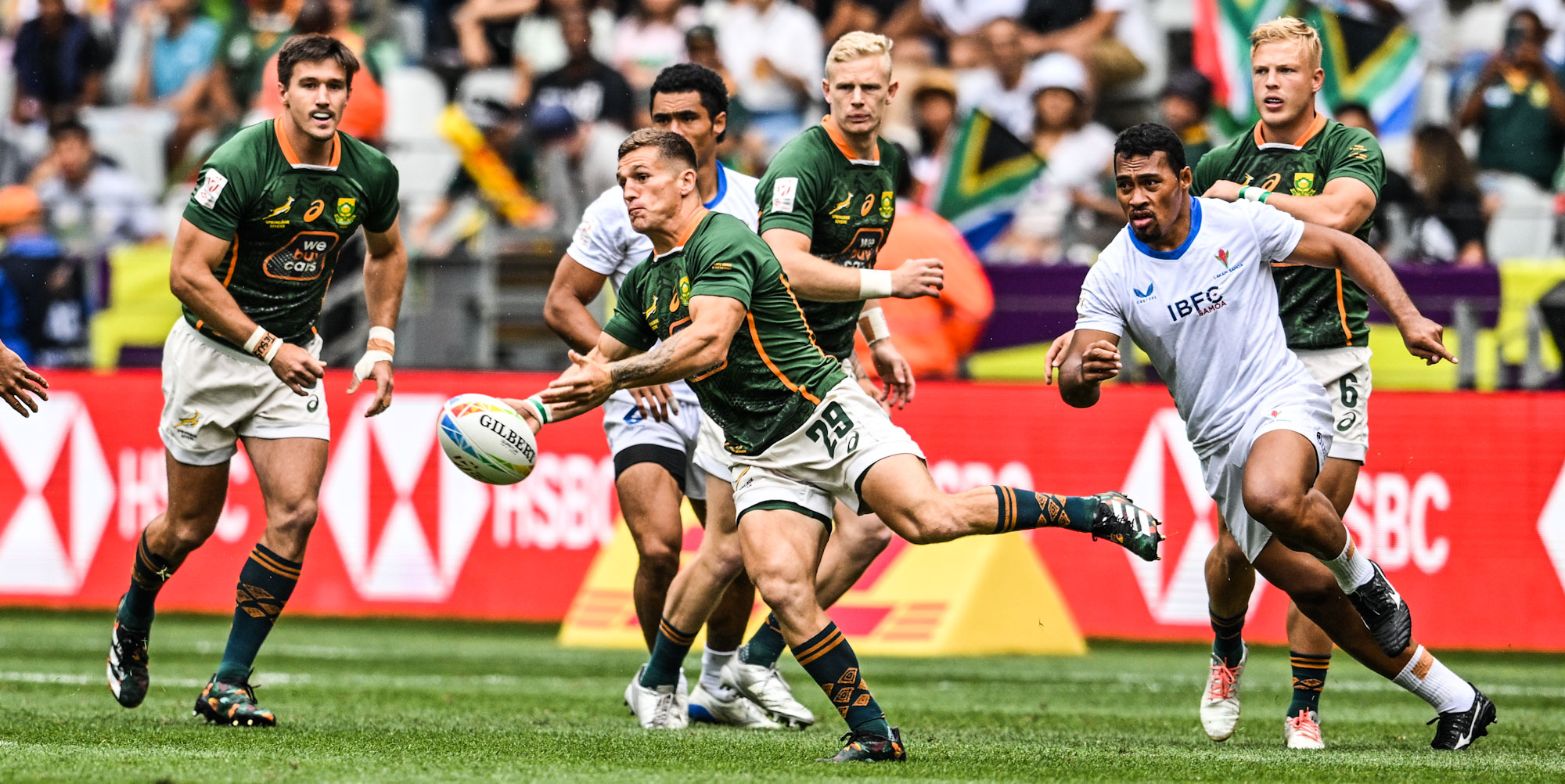 Ricardo Duarttee in action against Samoa.