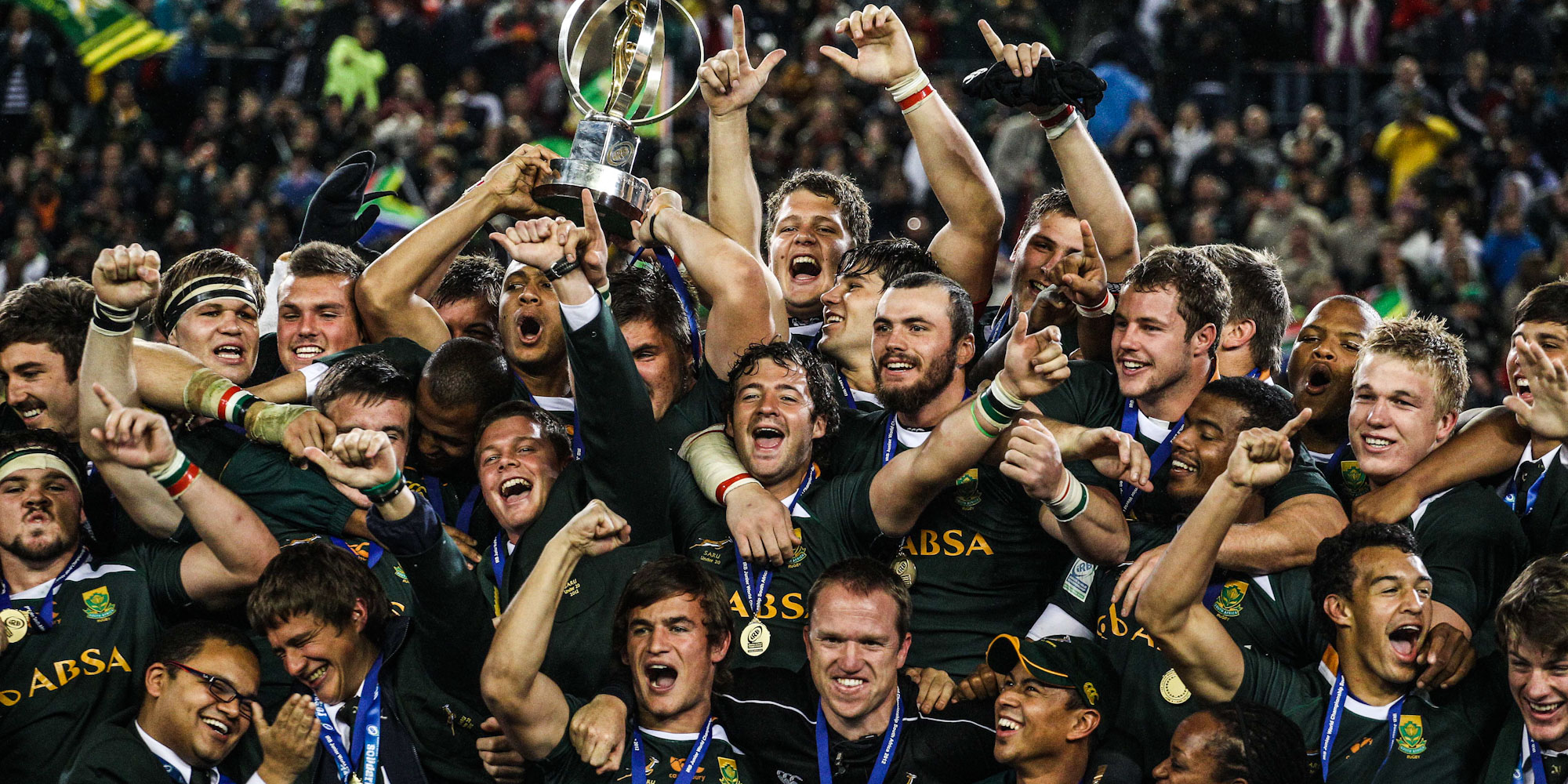 The Junior Boks won the World Rugby U20 Championship on home soil in 2012.