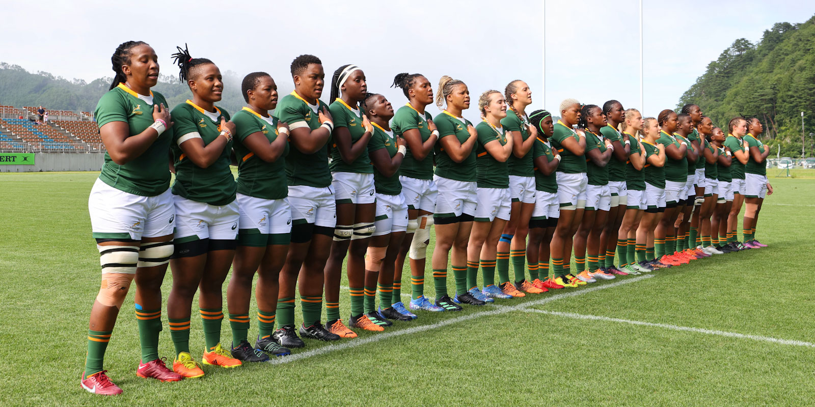 The national anthem was sung in Kamaishi today.