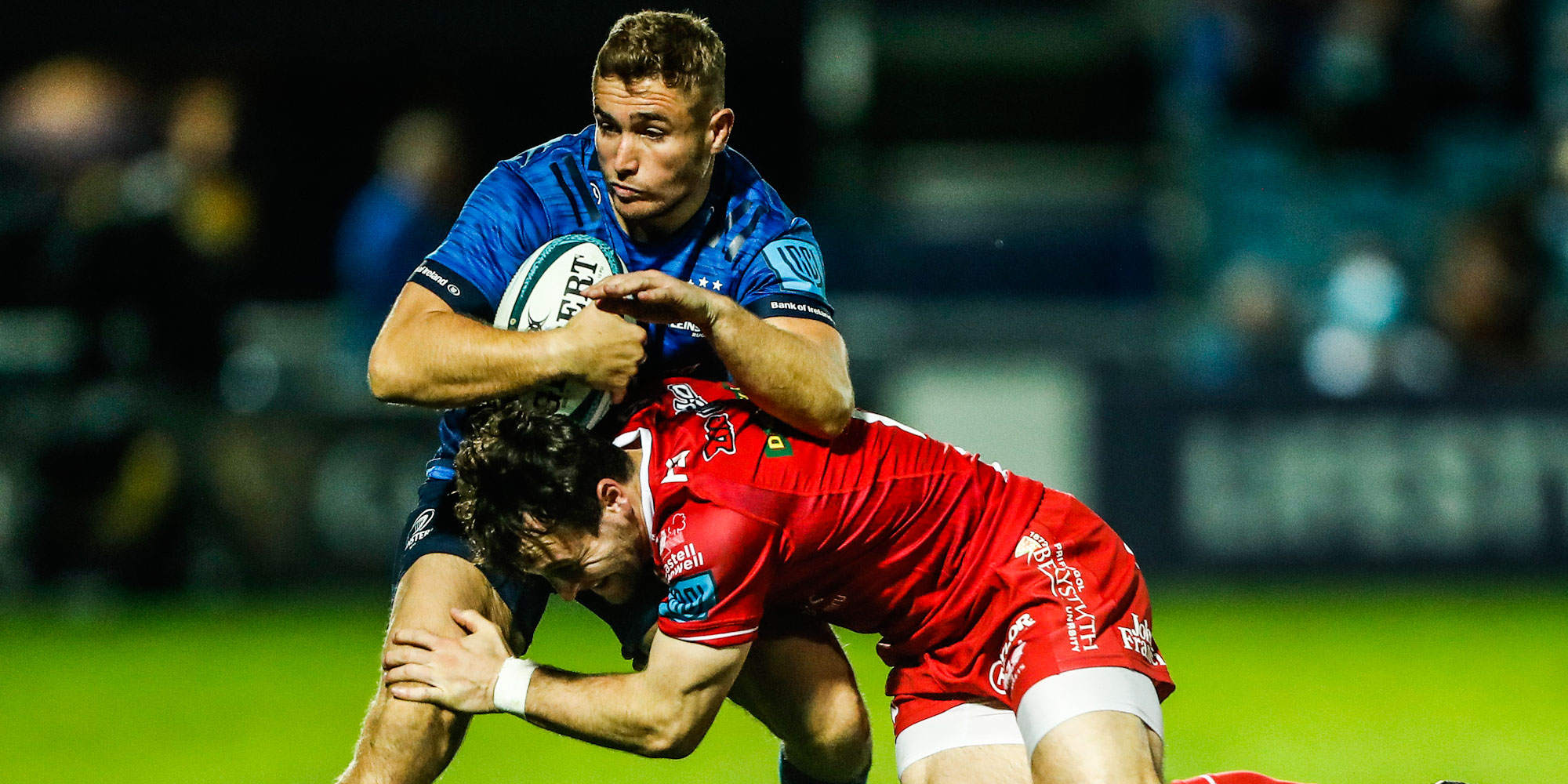 Jordan Larmour in action for Leinster.