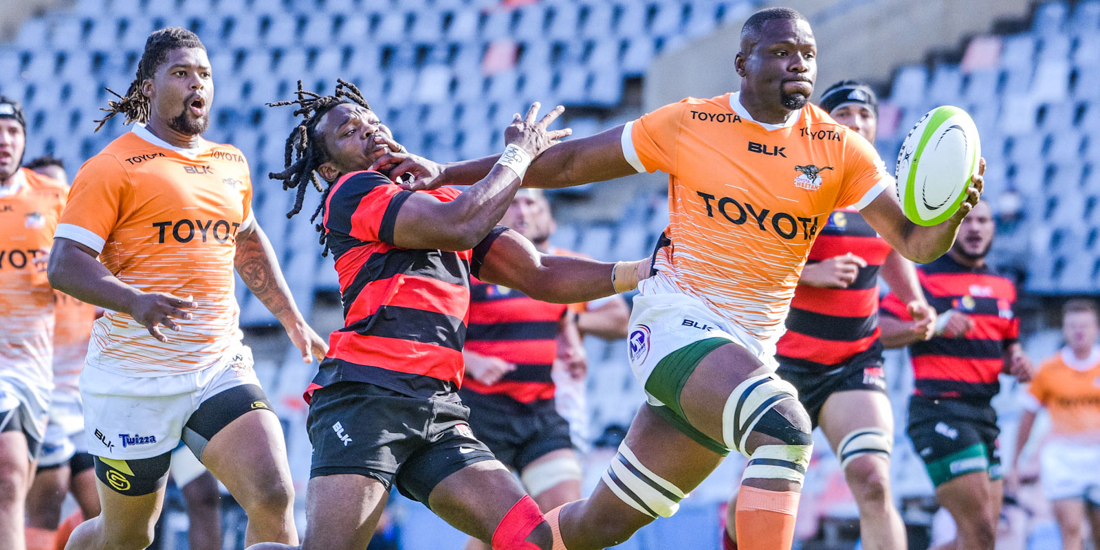 Oupa Mohoje will be playing his 100th game for the Toyota Cheetahs this weekend.