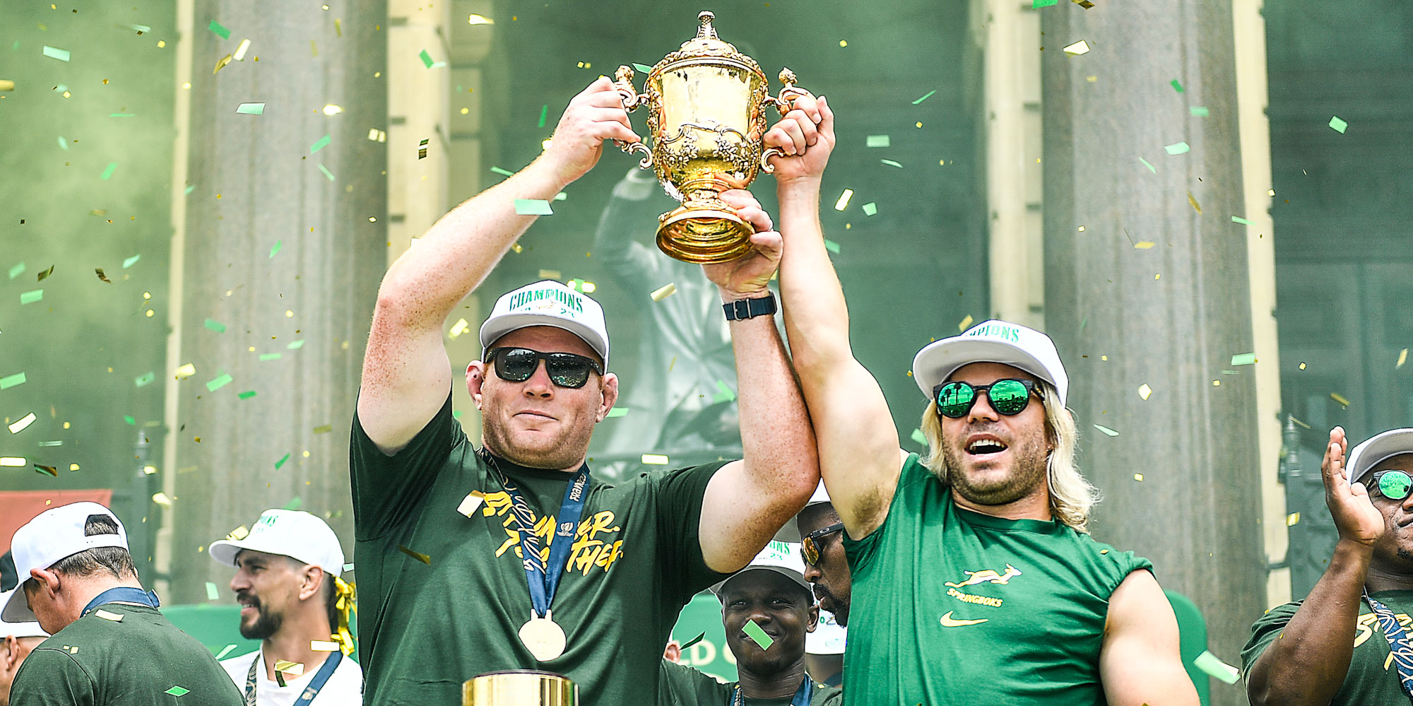 Steven Kitshoff and Faf de Klerk.