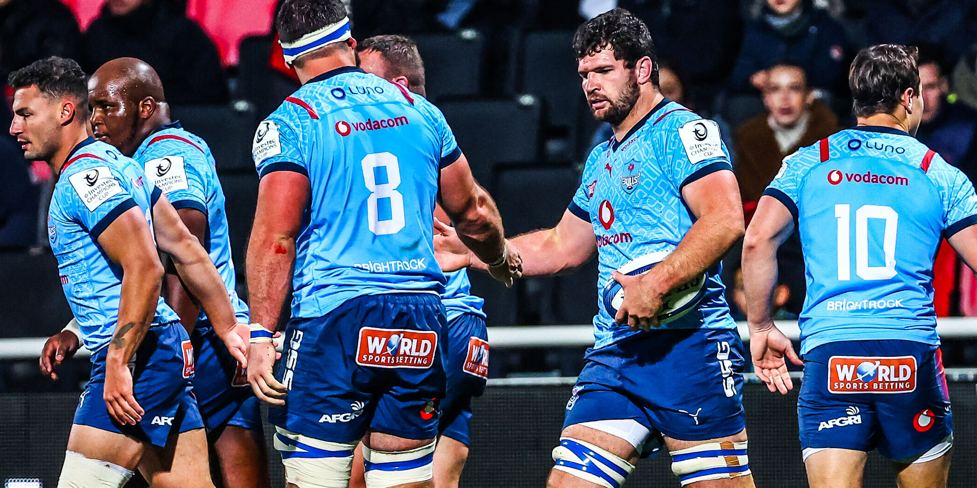 Marco van Staden scored one of the Vodacom Bulls' three tries in France.