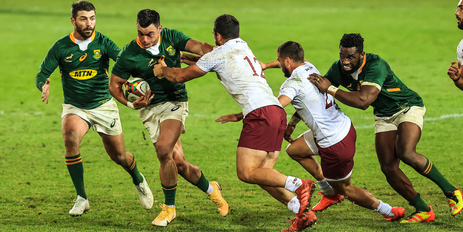 Jesse Kriel in action against Georgia in July.