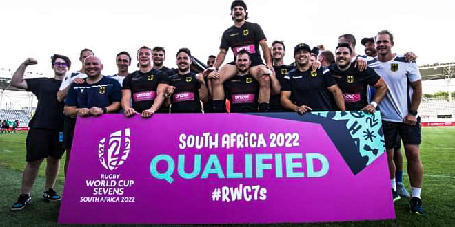 Germany, coached by former Blitzbok captain Philip Snyman, also qualified for Cape Town.