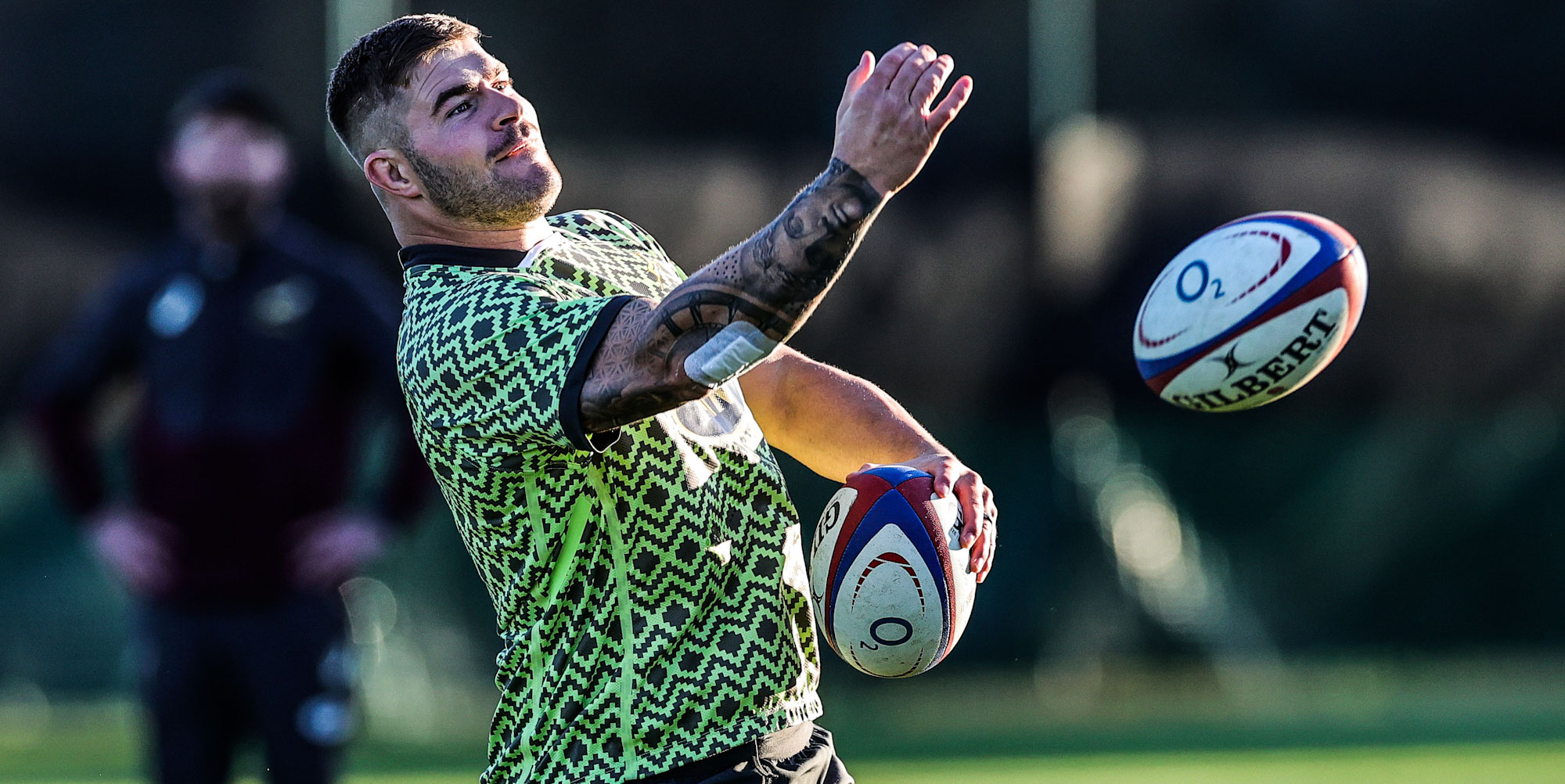 Malcolm Marx at Springbok training on Tuesday.