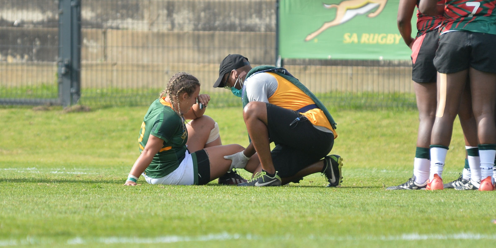 Gunter injured her knee against Kenya in August.