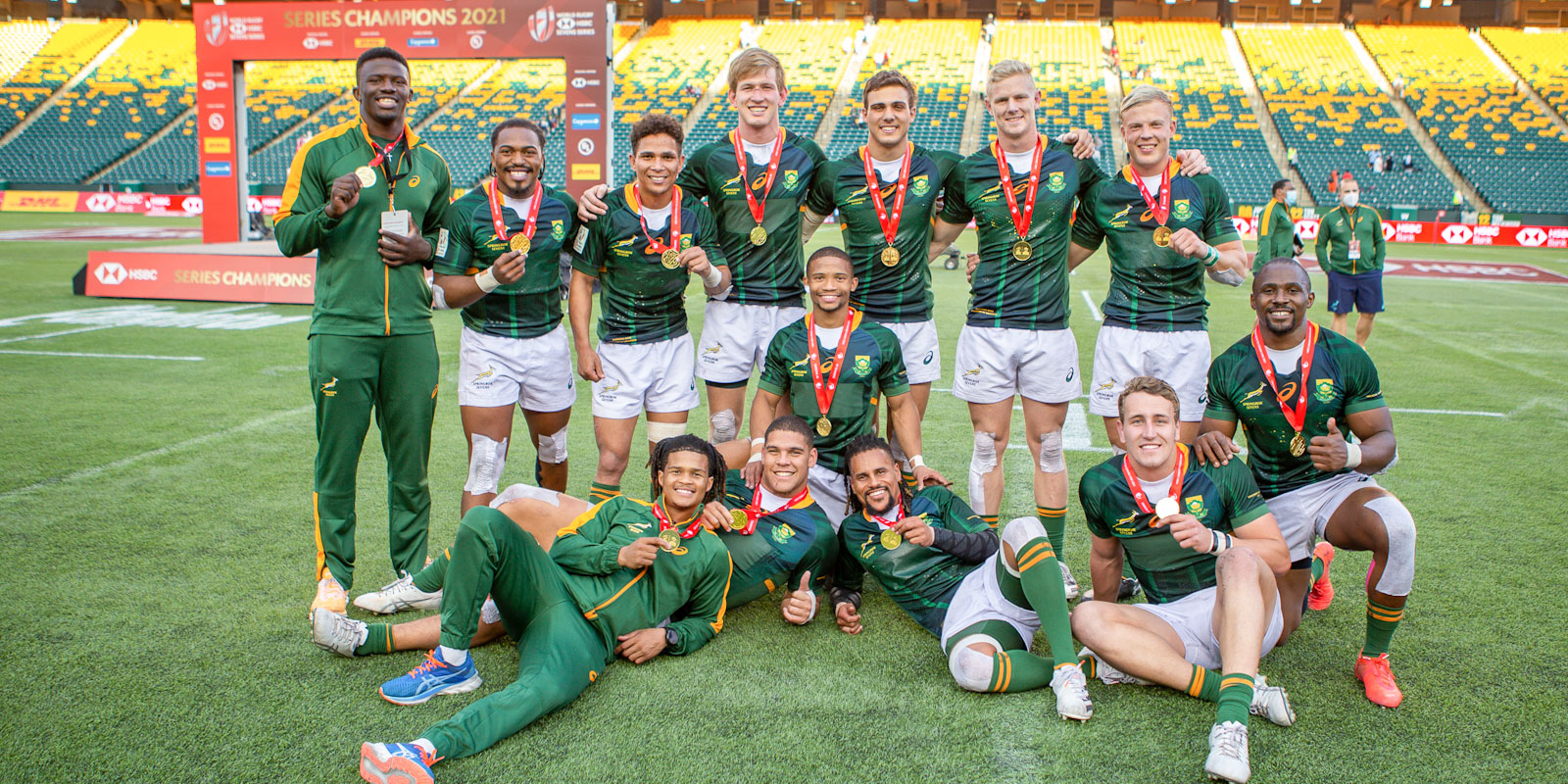 HSBC World Rugby Sevens Series 2021 winners.