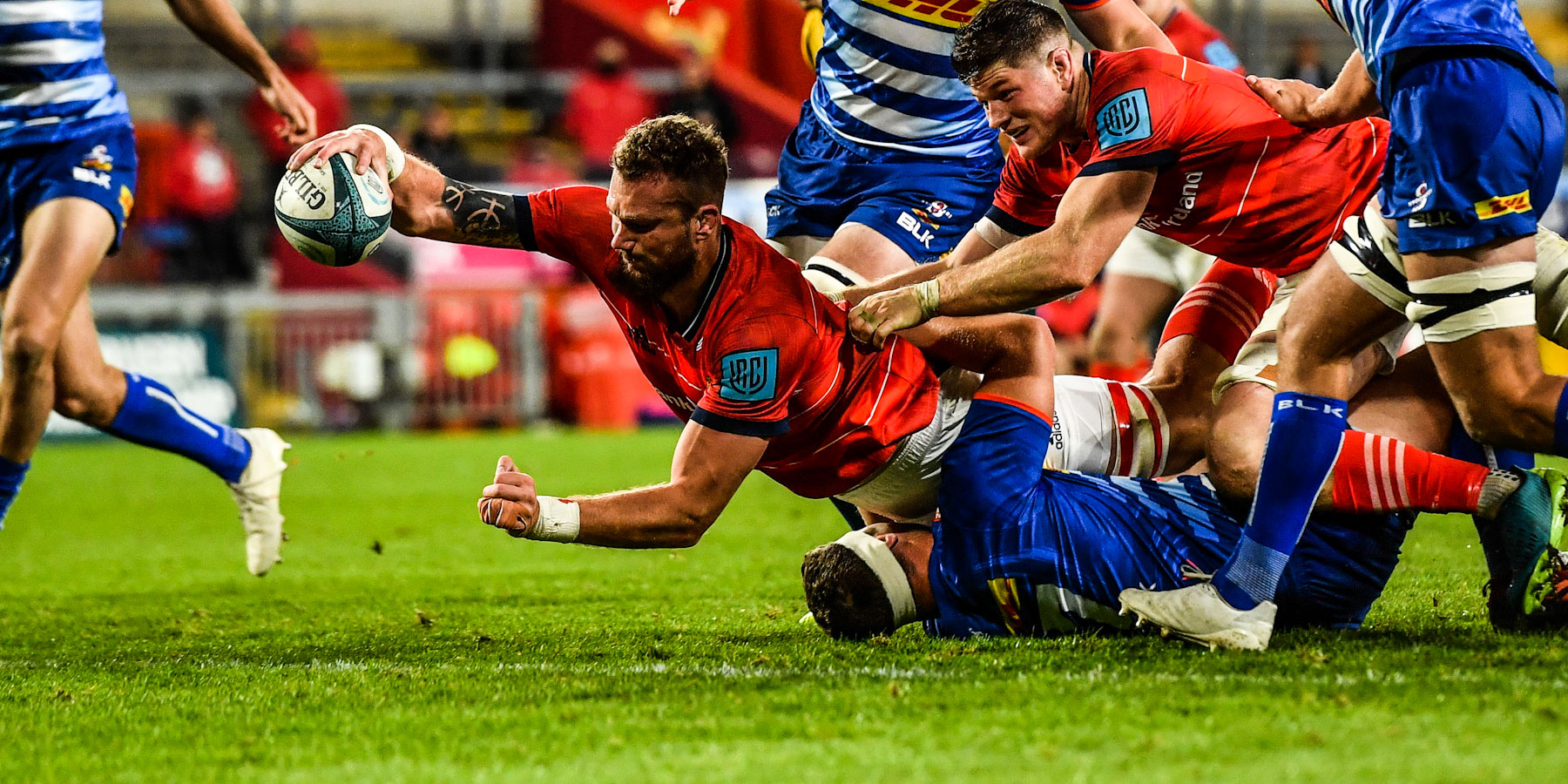 RG Snyman in action for Munster against the DHL Stormers last season.