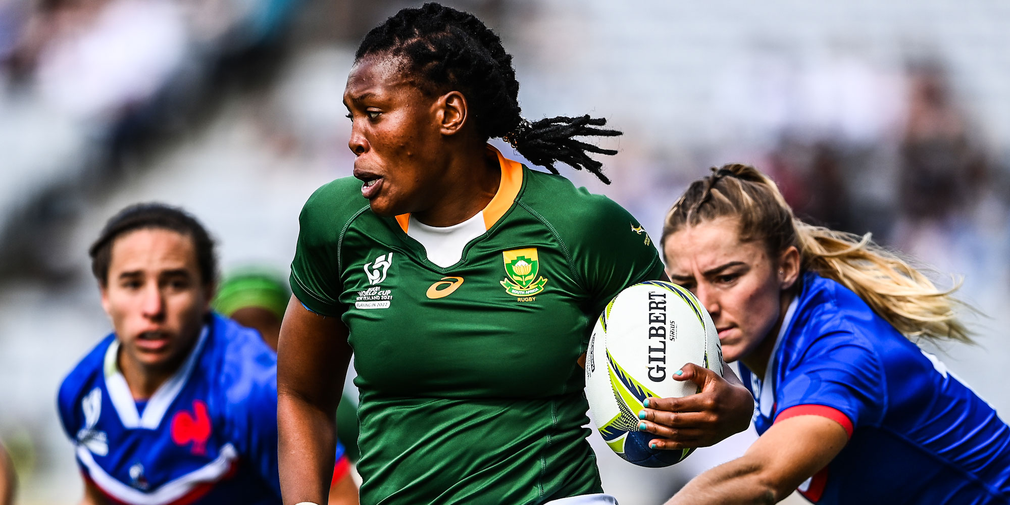 Sinazo Mcatshulwa had a couple of very strong runs for the Bok Women.