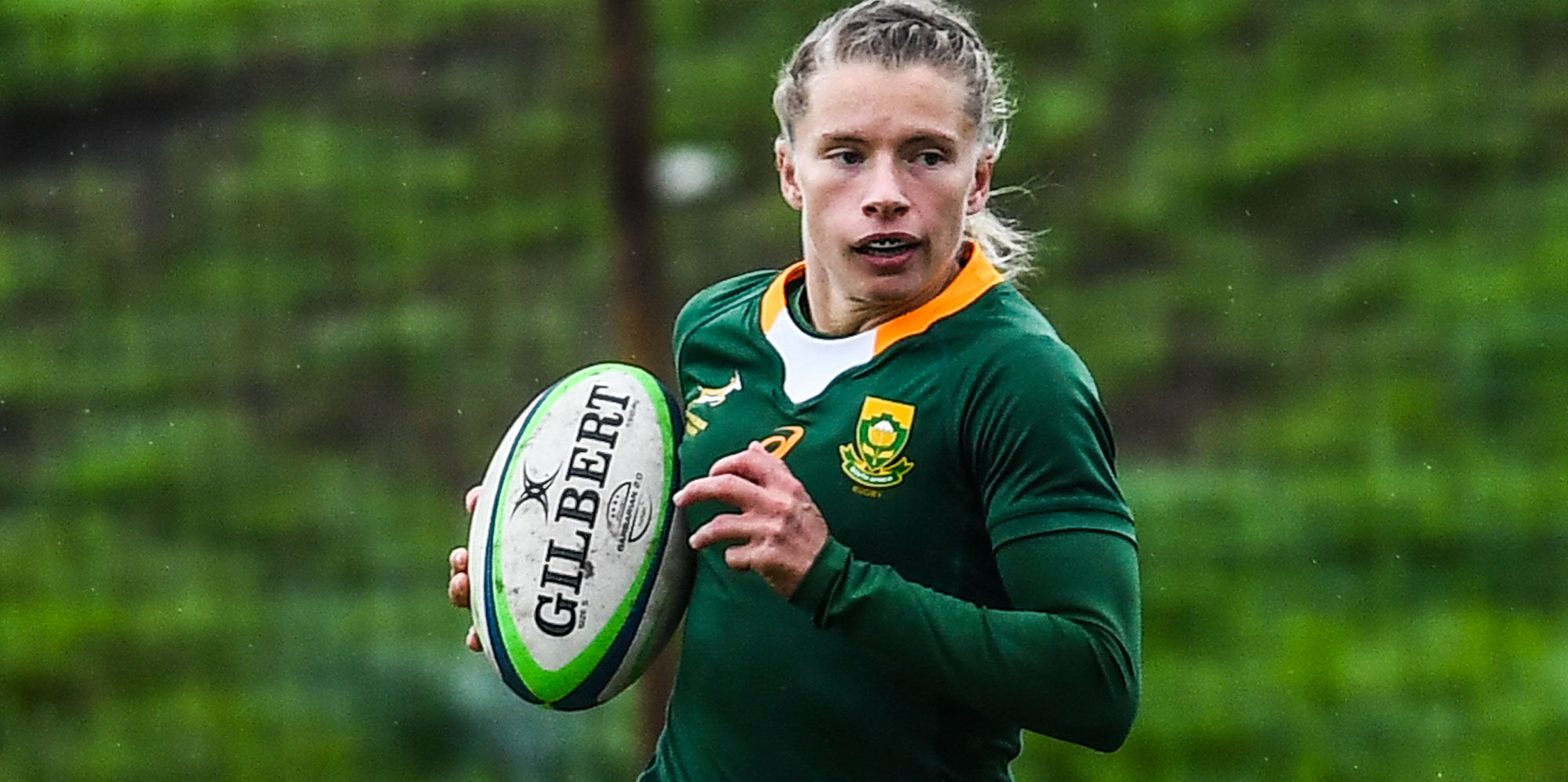 Nadine Roos in action for the Springbok Women.