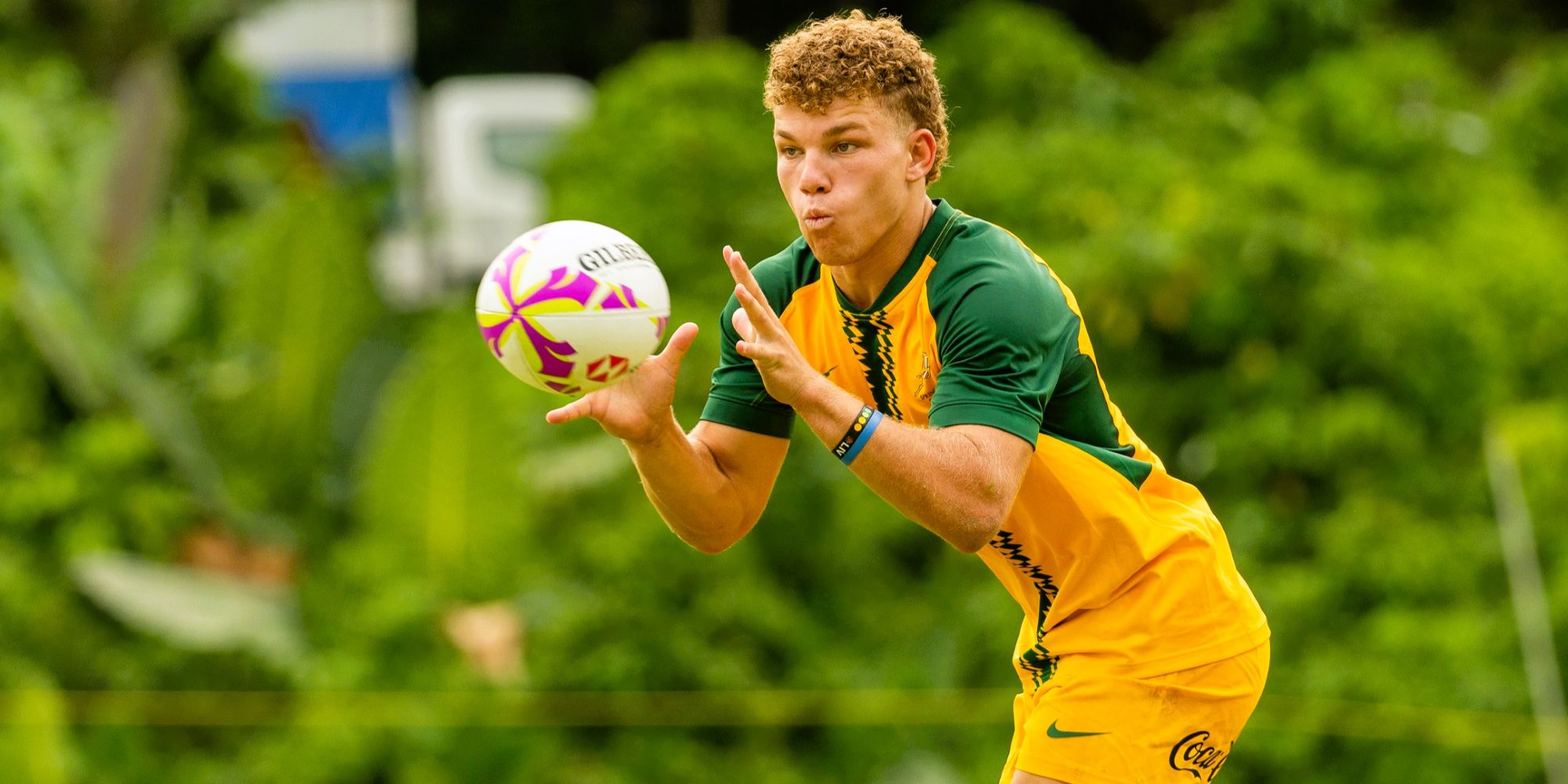 Luan Giliomee in training in Singapore earlier this week.