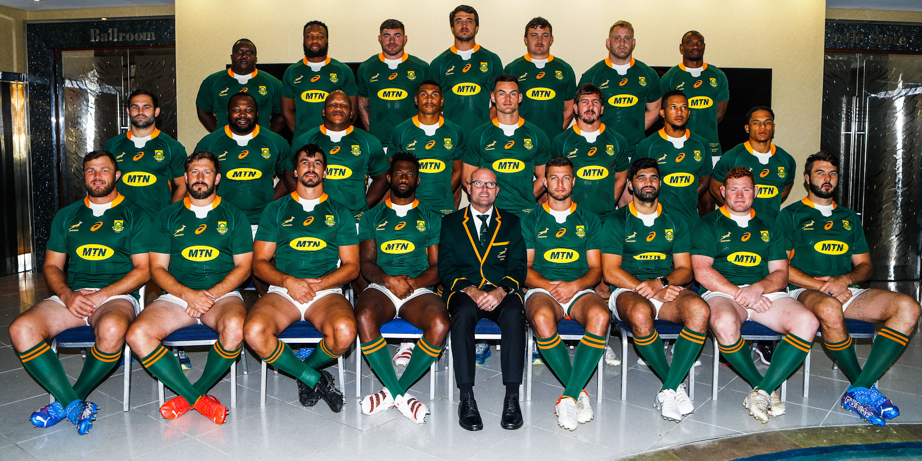 The Springbok team to face Wales in Cardiff on Saturday.