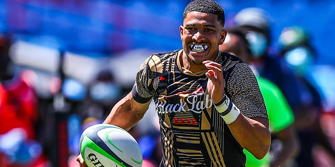 Keagan Johannes en acción durante el Carling Champions Match del año pasado en Pretoria.