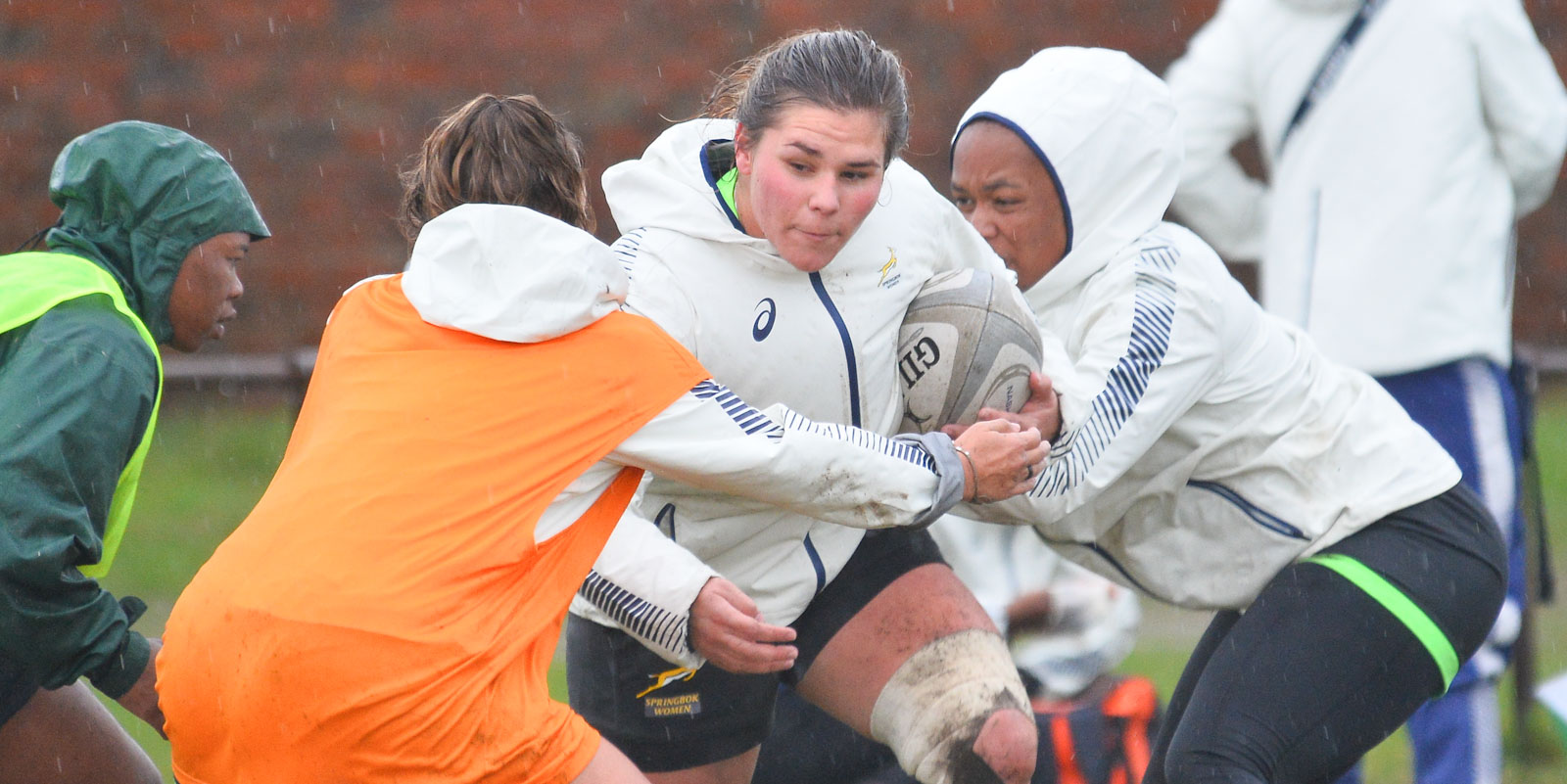 Lucell Hanekom during a Springbok Women training session.