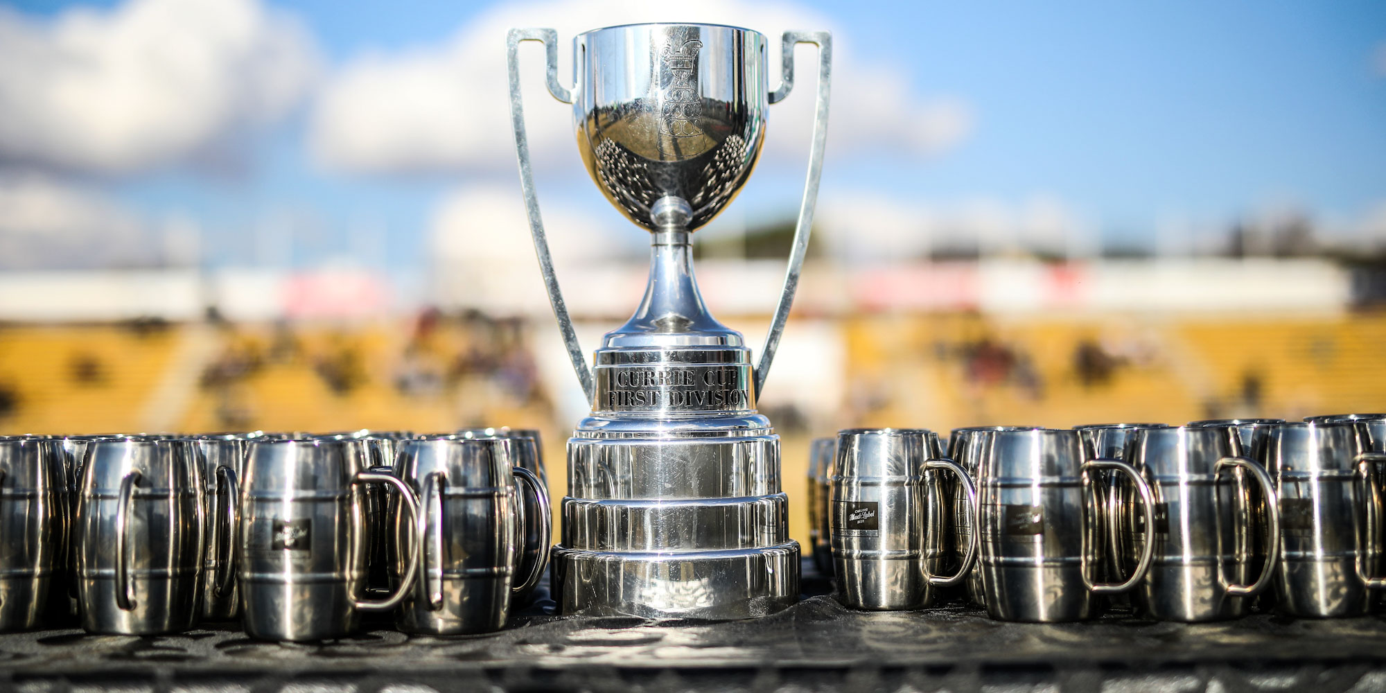 The Currie Cup First Division trophy.