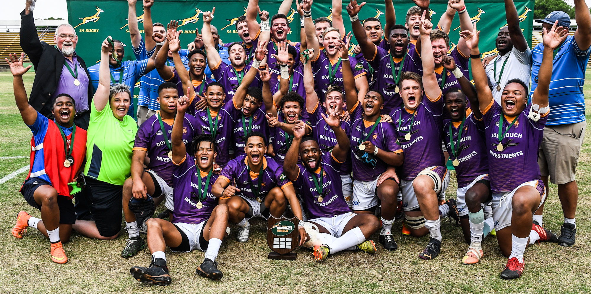 Champions of the SA Rugby U21 Shield competition for 2022.