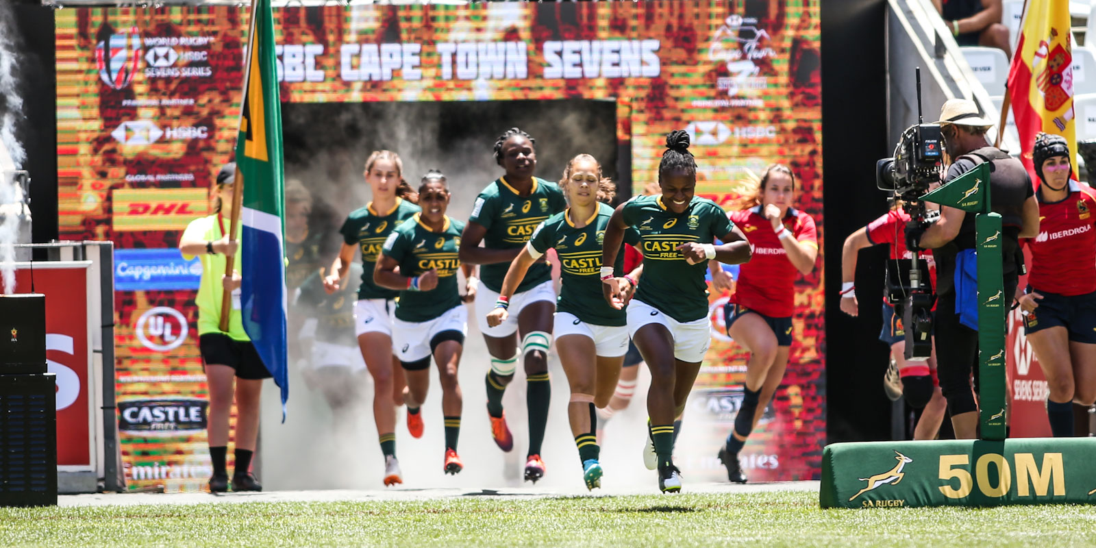 The Imbokodo made their debut at the 2019 HSBC Cape Town Sevens.
