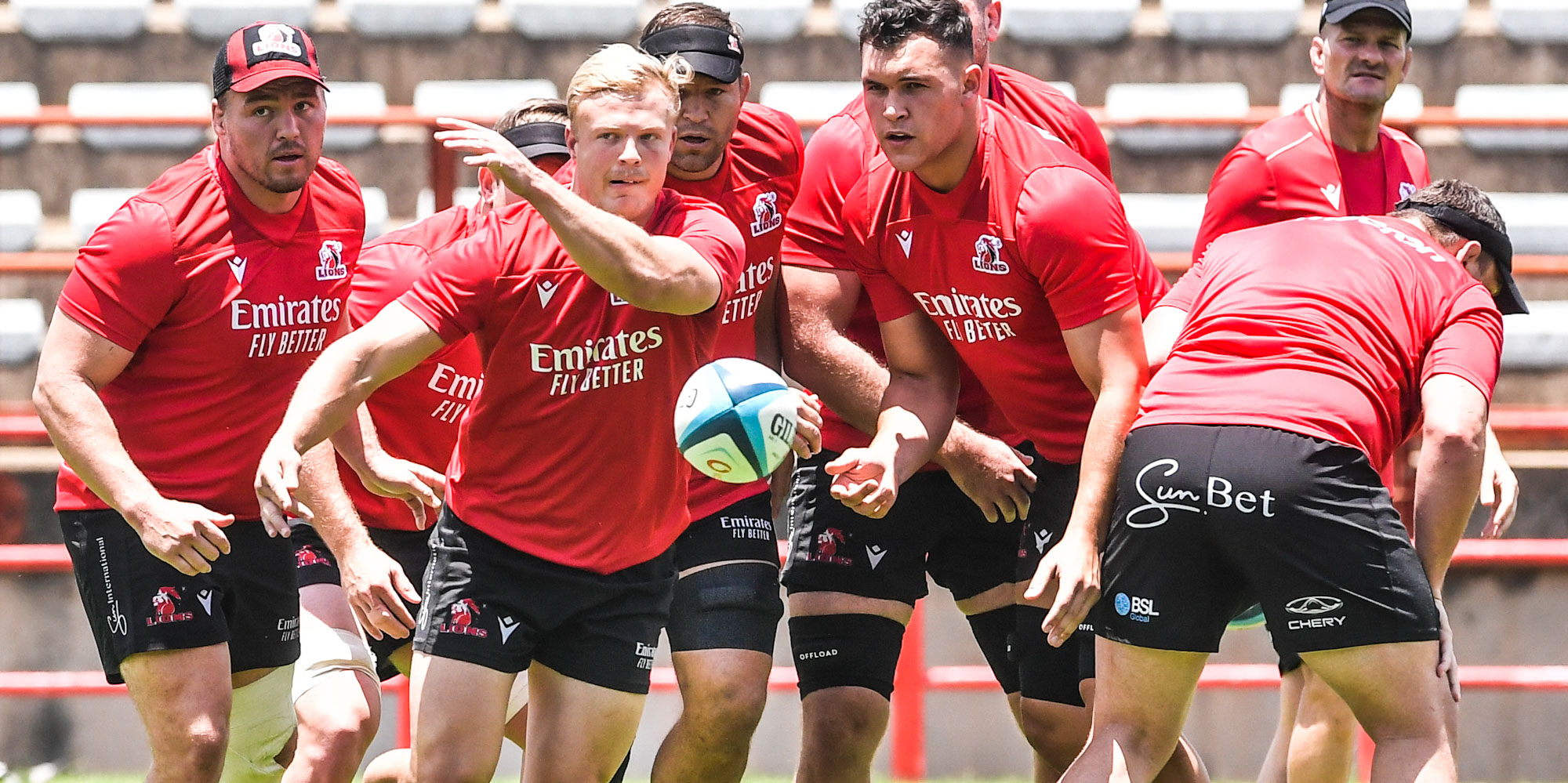 JC Pretorius during a hard training session in Johannesburg this week.