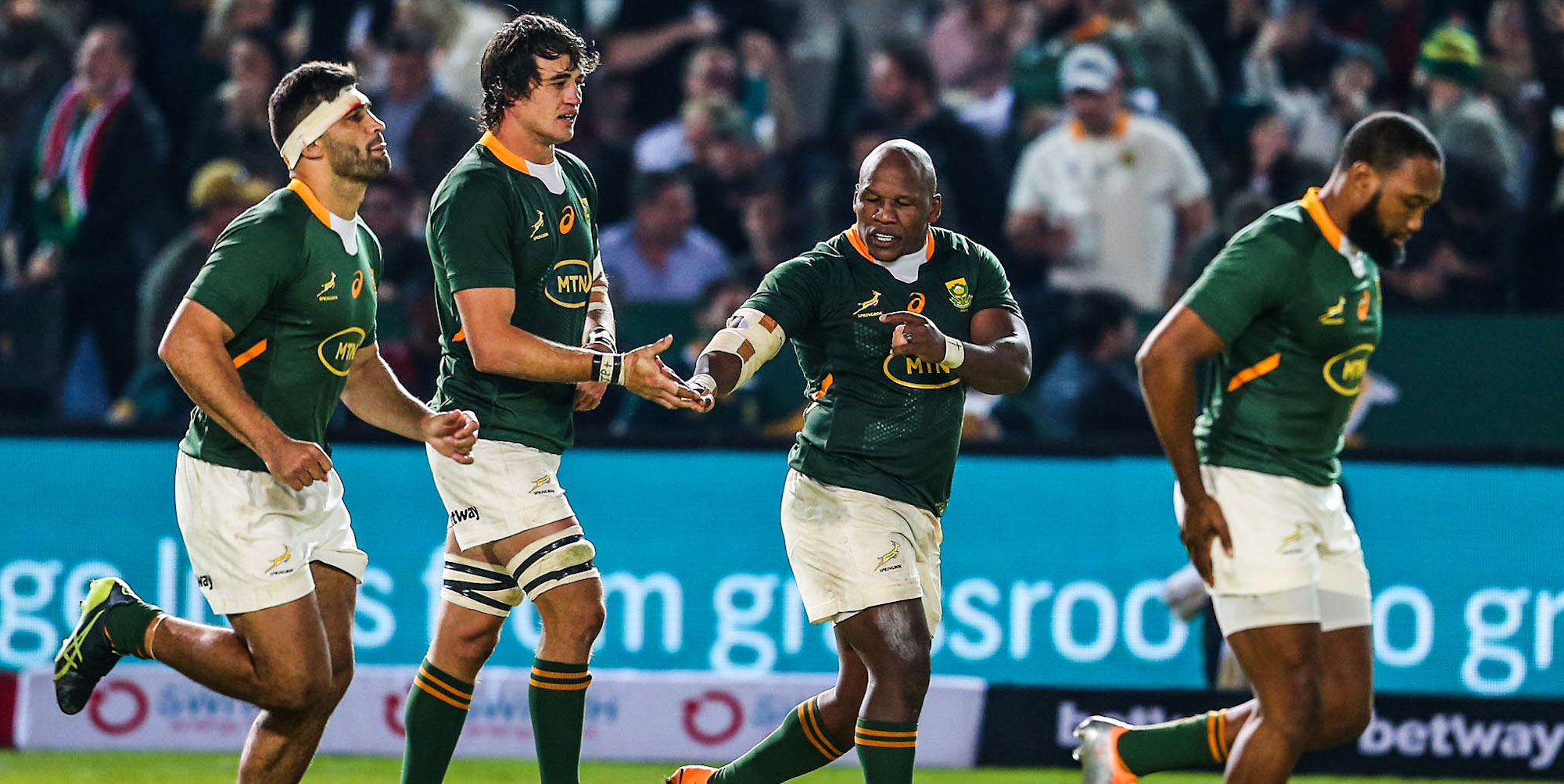 Franco Mostert and Bongi Mbonambi will both start against France on Saturday.