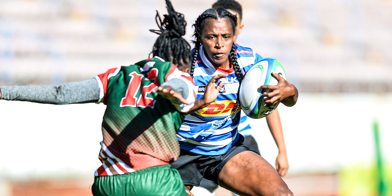 Veroeshka Grain scored two tries as DHL WP remained the only unbeaten team in the Women's Premier Division.