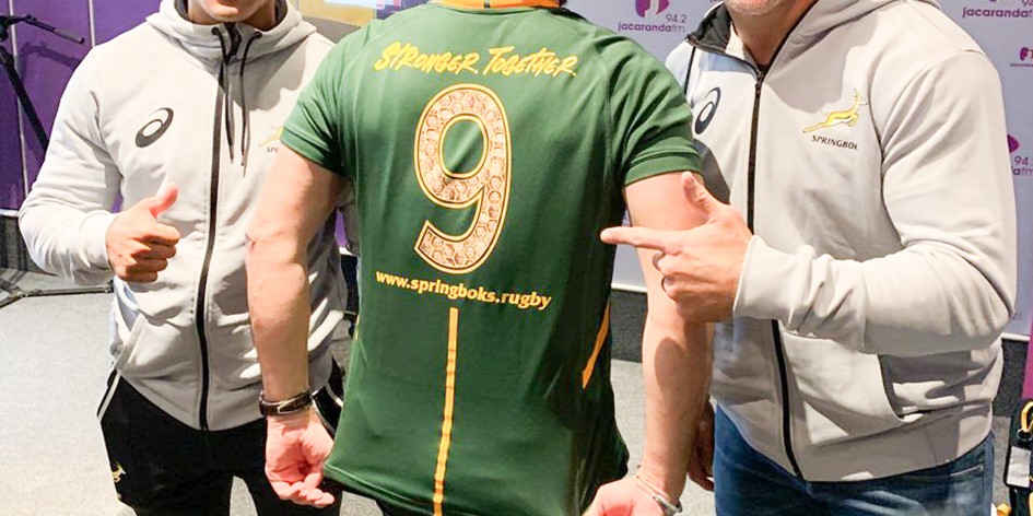 Springbok Stars Ask Fans To Get On, Numbers On Rugby Shirts