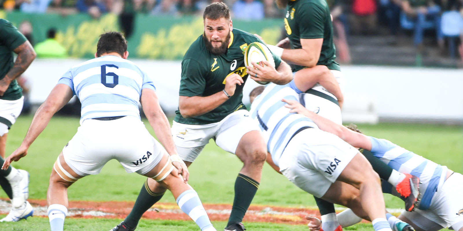 Thomas du Toit in action against Argentina in 2019.