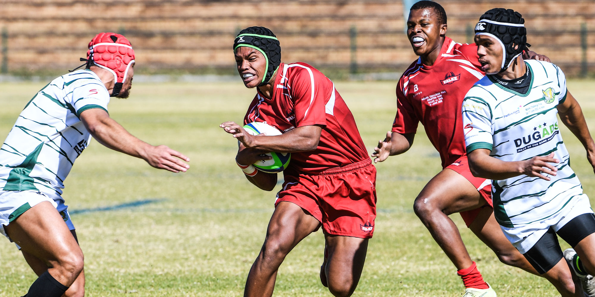 Easton Arendse scored one of the Valke's six tries in the final.